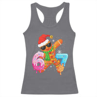 Funny 67 Meme Gingerbread Christmas Racerback Tank Top Six Seven Ice Cream Drip Boys - Wonder Print Shop