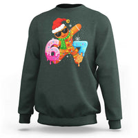 Funny 67 Meme Gingerbread Christmas Sweatshirt Six Seven Ice Cream Drip Boys - Wonder Print Shop