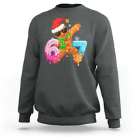 Funny 67 Meme Gingerbread Christmas Sweatshirt Six Seven Ice Cream Drip Boys - Wonder Print Shop