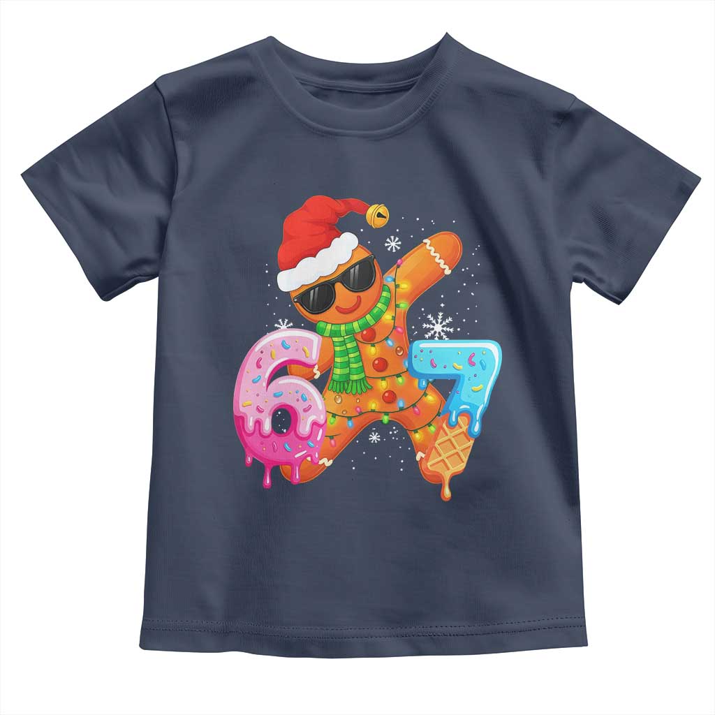 Funny 67 Meme Gingerbread Christmas Toddler T Shirt Six Seven Ice Cream Drip Boys - Wonder Print Shop