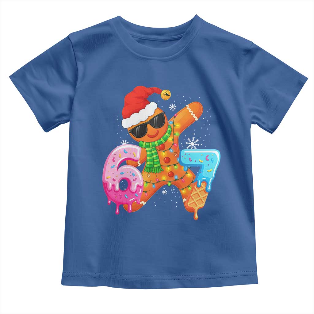 Funny 67 Meme Gingerbread Christmas Toddler T Shirt Six Seven Ice Cream Drip Boys - Wonder Print Shop