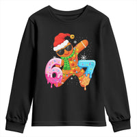 Funny 67 Meme Gingerbread Christmas Youth Sweatshirt Six Seven Ice Cream Drip Boys - Wonder Print Shop
