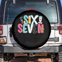 Funny Teacher Six Seven Spare Tire Cover 6 7 Meme - Wonder Print Shop