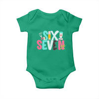 Funny Teacher Six Seven Baby Onesie 6 7 Meme - Wonder Print Shop