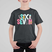 Funny Teacher Six Seven T Shirt For Kid 6 7 Meme - Wonder Print Shop