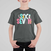 Funny Teacher Six Seven T Shirt For Kid 6 7 Meme - Wonder Print Shop