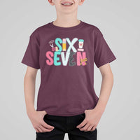 Funny Teacher Six Seven T Shirt For Kid 6 7 Meme - Wonder Print Shop