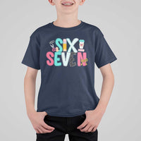 Funny Teacher Six Seven T Shirt For Kid 6 7 Meme - Wonder Print Shop