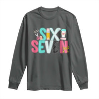 Funny Teacher Six Seven Long Sleeve Shirt 6 7 Meme - Wonder Print Shop