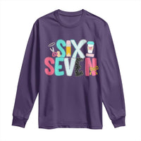 Funny Teacher Six Seven Long Sleeve Shirt 6 7 Meme - Wonder Print Shop