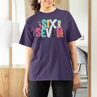 Funny Teacher Six Seven T Shirt For Women 6 7 Meme - Wonder Print Shop