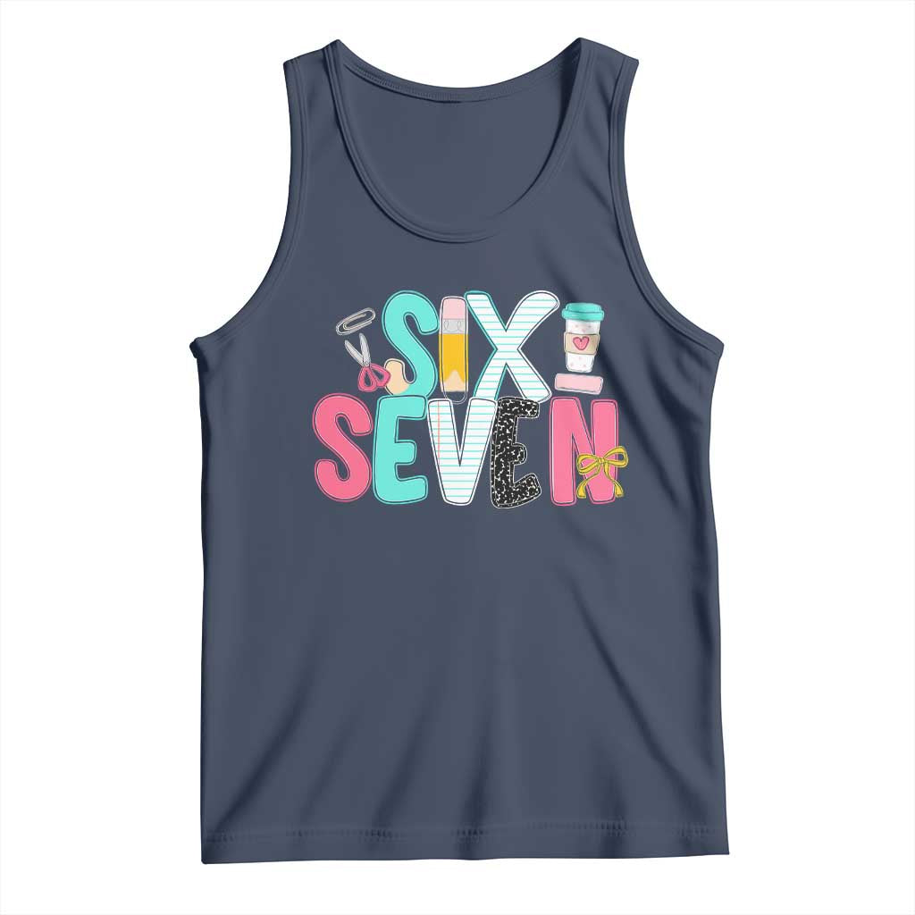 Funny Teacher Six Seven Tank Top 6 7 Meme - Wonder Print Shop