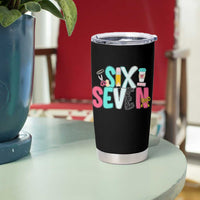 Funny Teacher Six Seven Tumbler Cup 6 7 Meme - Wonder Print Shop