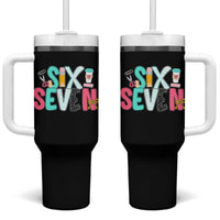 Funny Teacher Six Seven Tumbler With Handle 6 7 Meme - Wonder Print Shop