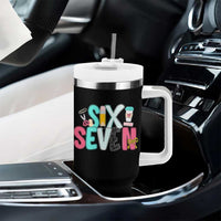 Funny Teacher Six Seven Tumbler With Handle 6 7 Meme - Wonder Print Shop