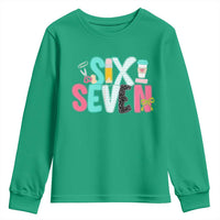 Funny Teacher Six Seven Youth Sweatshirt 6 7 Meme - Wonder Print Shop