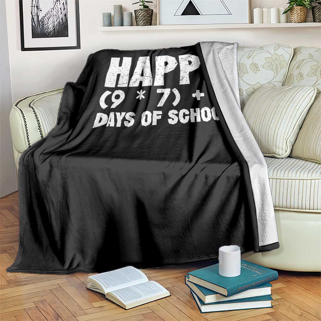 67 Days Of School Throw Blanket Do The Math 67 Meme Funny Six Seven Teacher - Wonder Print Shop