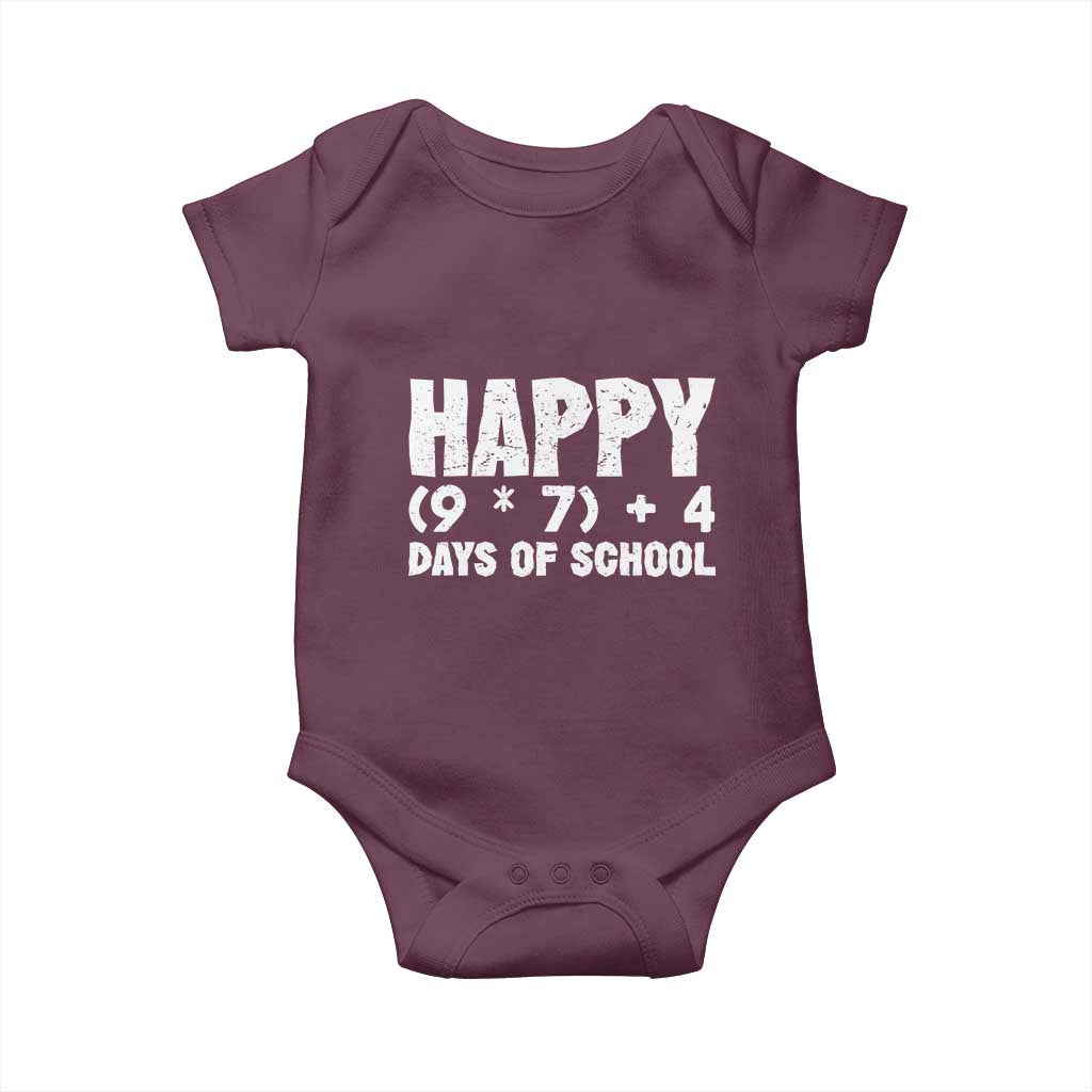 67 Days Of School Baby Onesie Do The Math 67 Meme Funny Six Seven Teacher - Wonder Print Shop