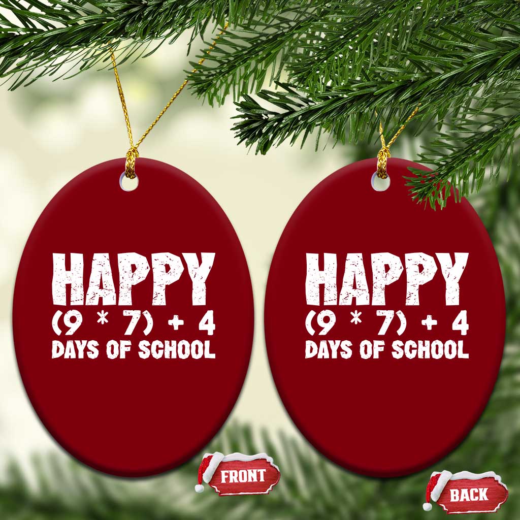 67 Days Of School Ceramic Ornament Do The Math 67 Meme Funny Six Seven Teacher - Wonder Print Shop