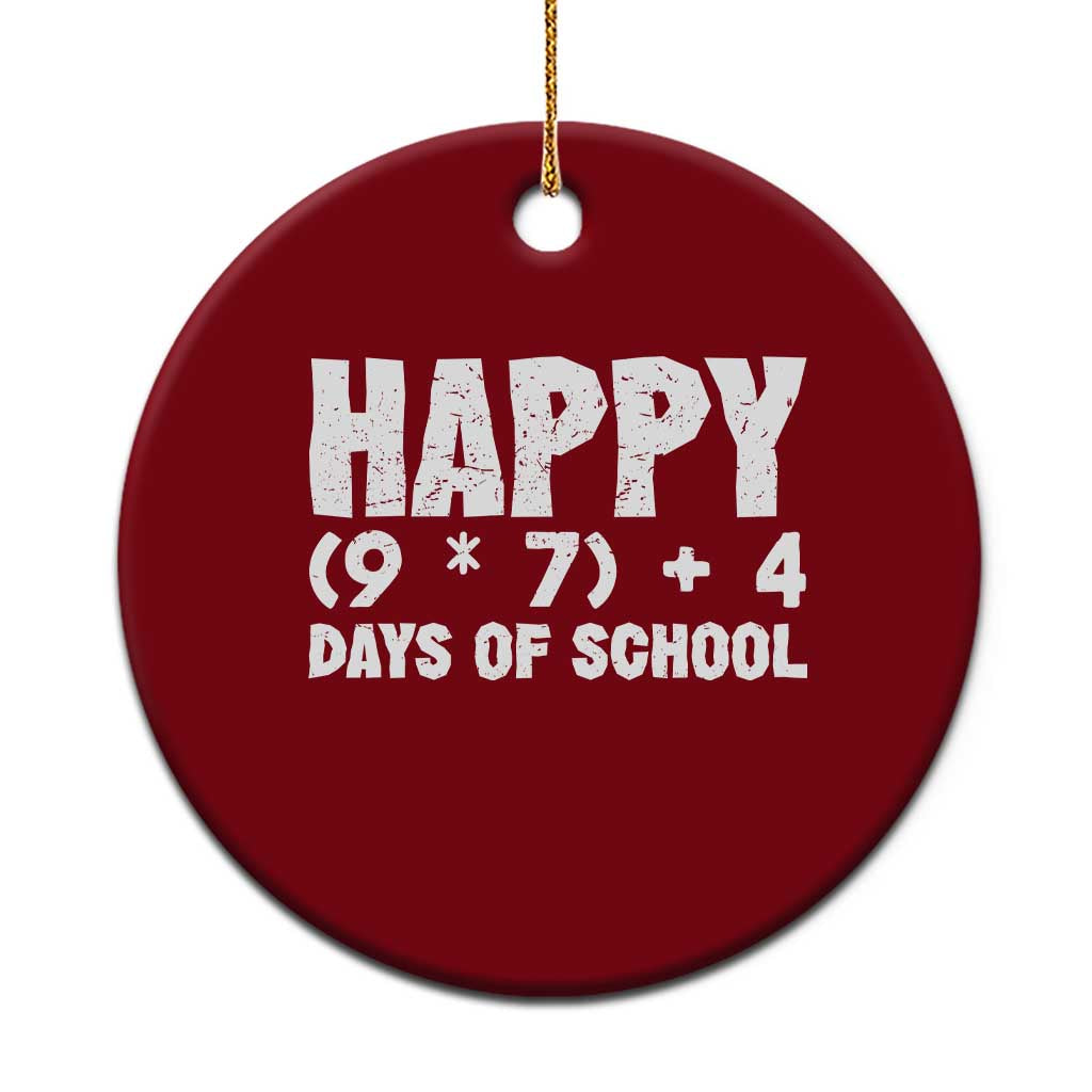 67 Days Of School Ceramic Ornament Do The Math 67 Meme Funny Six Seven Teacher - Wonder Print Shop
