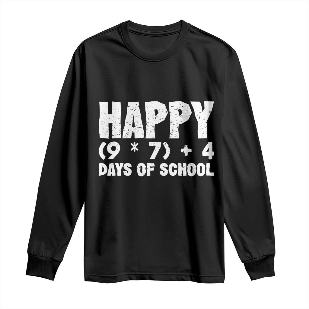67 Days Of School Long Sleeve Shirt Do The Math 67 Meme Funny Six Seven Teacher - Wonder Print Shop