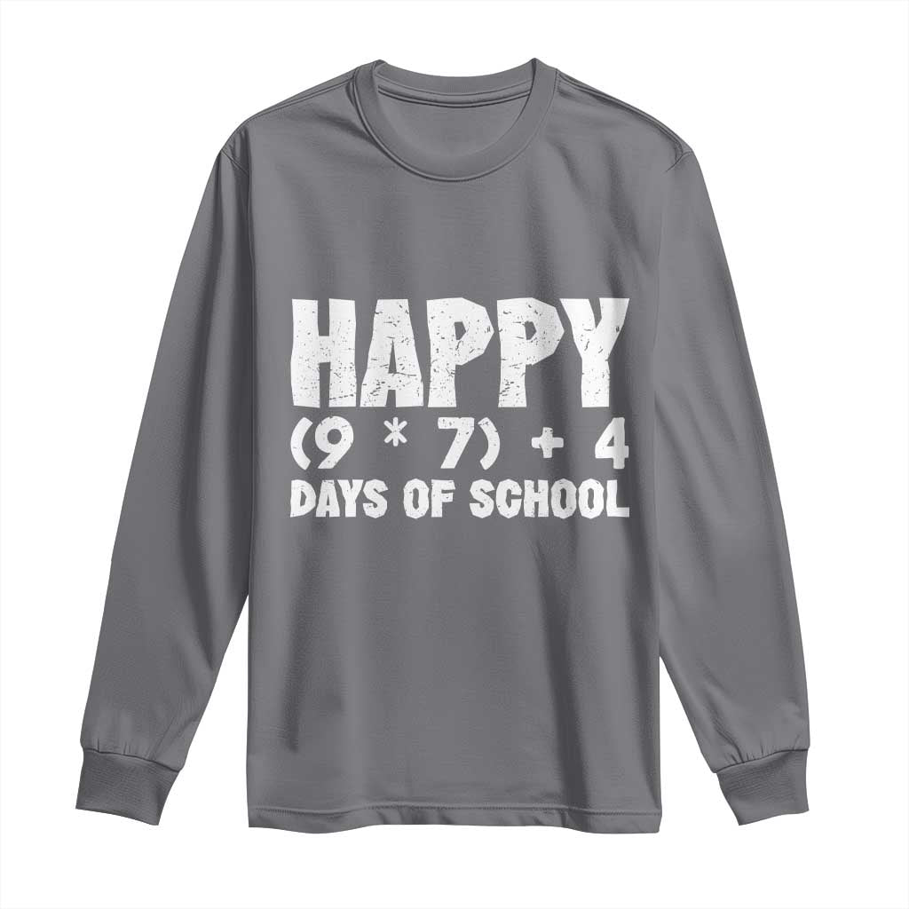 67 Days Of School Long Sleeve Shirt Do The Math 67 Meme Funny Six Seven Teacher - Wonder Print Shop