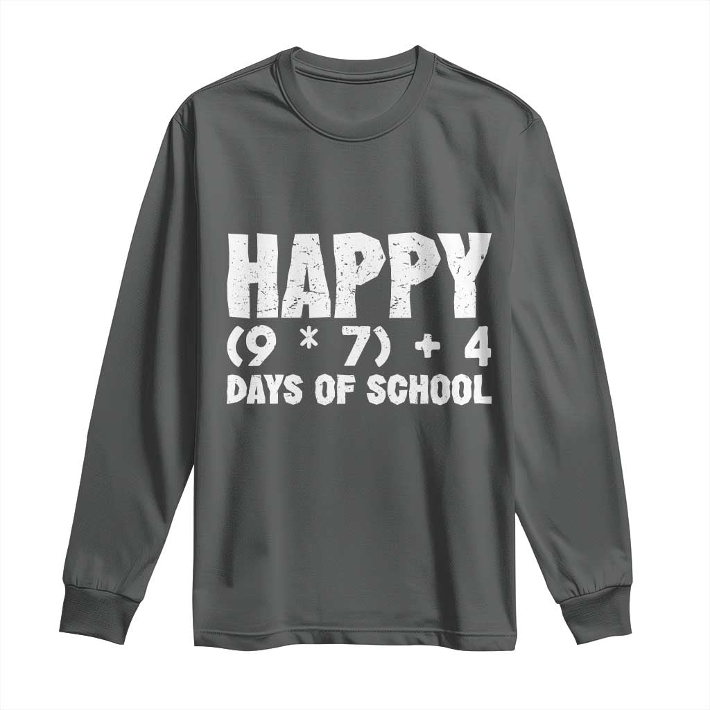 67 Days Of School Long Sleeve Shirt Do The Math 67 Meme Funny Six Seven Teacher - Wonder Print Shop