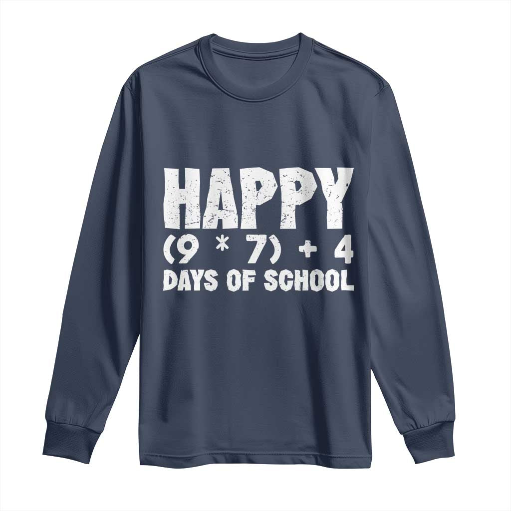 67 Days Of School Long Sleeve Shirt Do The Math 67 Meme Funny Six Seven Teacher - Wonder Print Shop