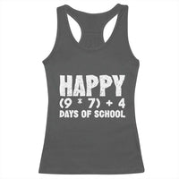 67 Days Of School Racerback Tank Top Do The Math 67 Meme Funny Six Seven Teacher - Wonder Print Shop