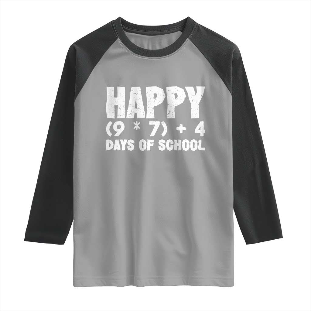 67 Days Of School Raglan Shirt Do The Math 67 Meme Funny Six Seven Teacher - Wonder Print Shop