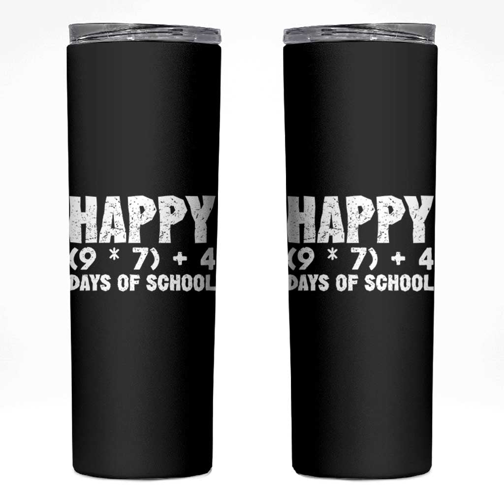 67 Days Of School Skinny Tumbler Do The Math 67 Meme Funny Six Seven Teacher - Wonder Print Shop