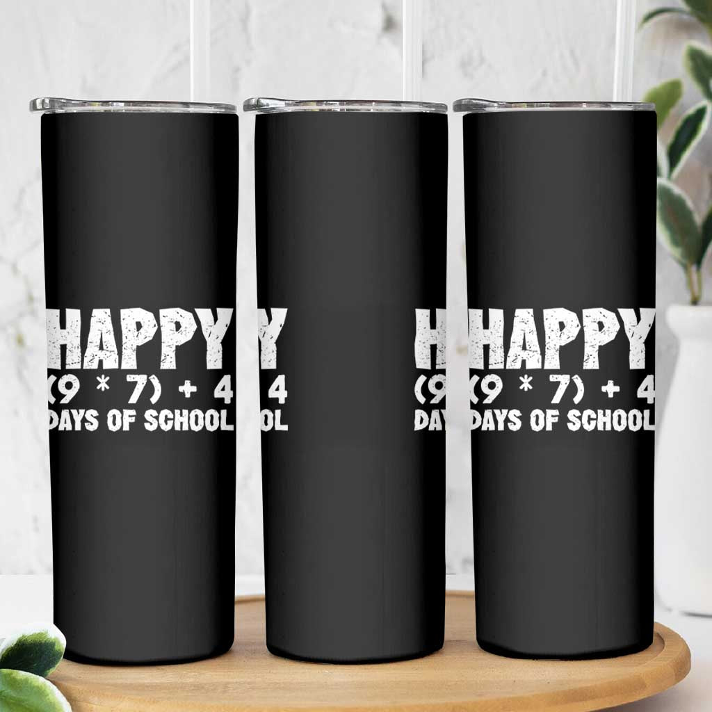 67 Days Of School Skinny Tumbler Do The Math 67 Meme Funny Six Seven Teacher - Wonder Print Shop