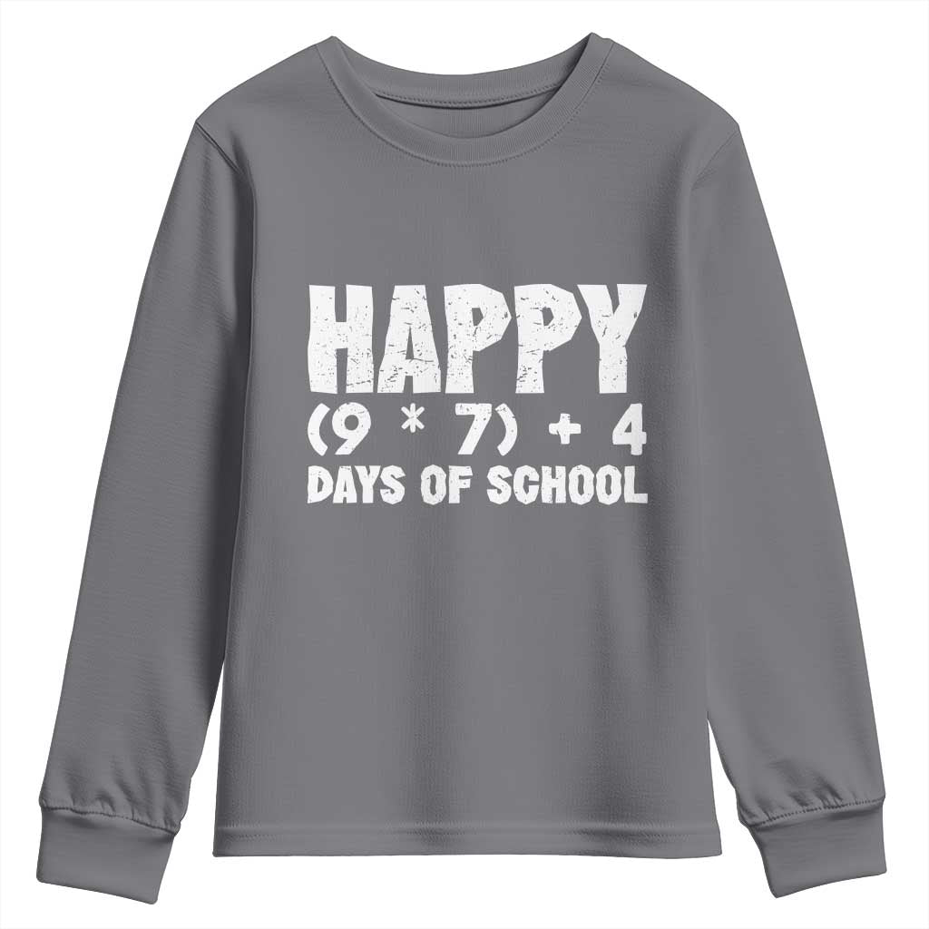 67 Days Of School Youth Sweatshirt Do The Math 67 Meme Funny Six Seven Teacher - Wonder Print Shop