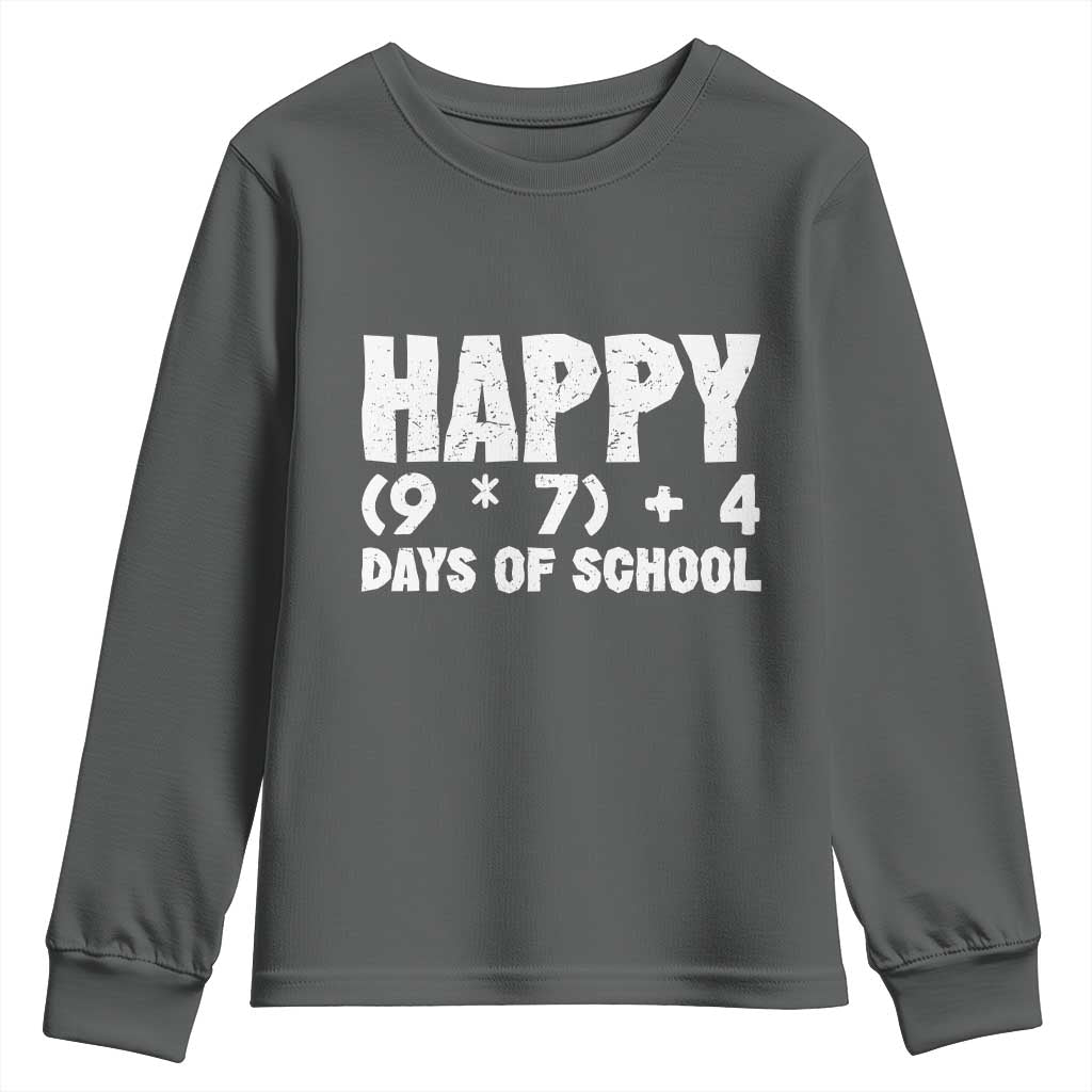 67 Days Of School Youth Sweatshirt Do The Math 67 Meme Funny Six Seven Teacher - Wonder Print Shop