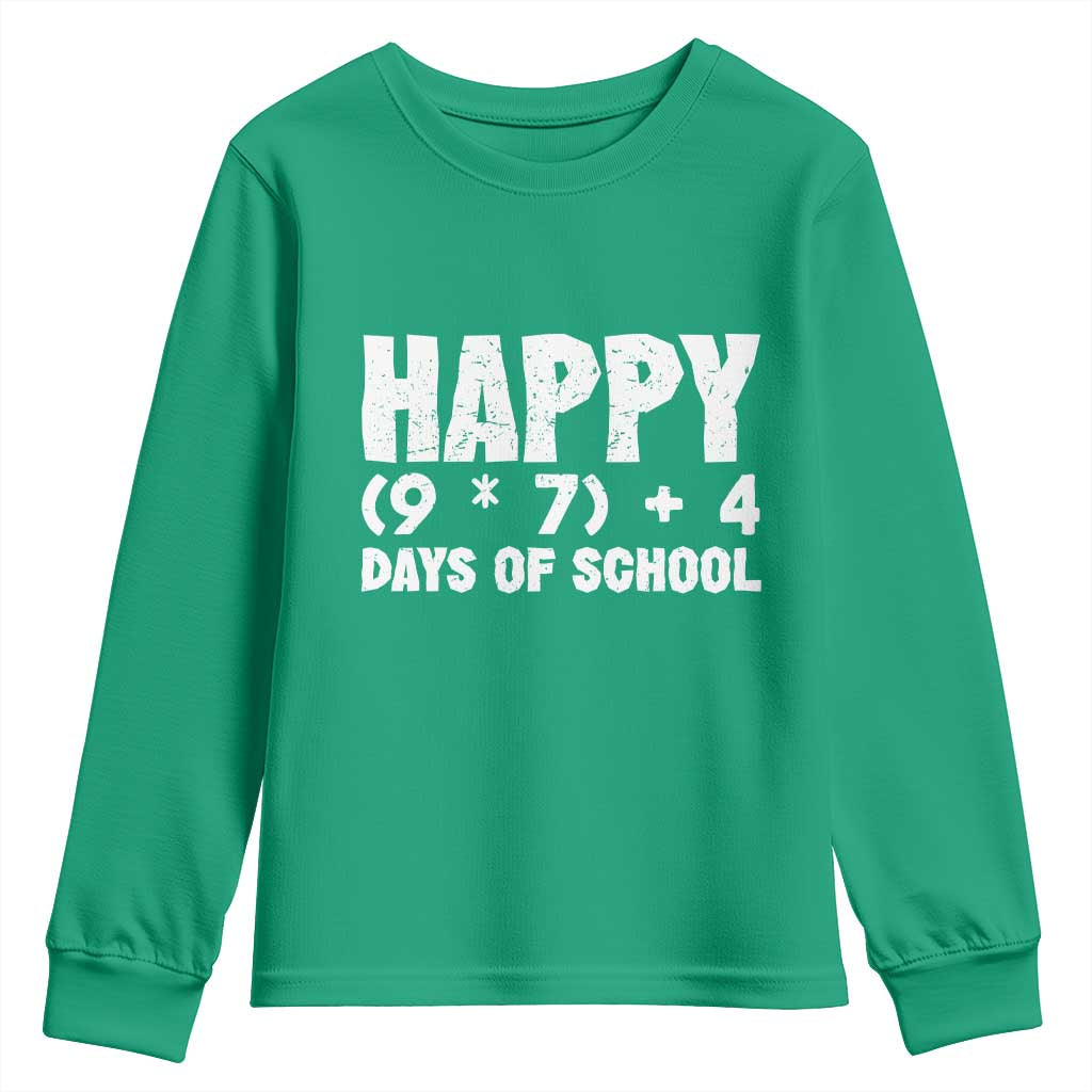 67 Days Of School Youth Sweatshirt Do The Math 67 Meme Funny Six Seven Teacher - Wonder Print Shop