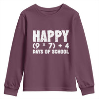 67 Days Of School Youth Sweatshirt Do The Math 67 Meme Funny Six Seven Teacher - Wonder Print Shop