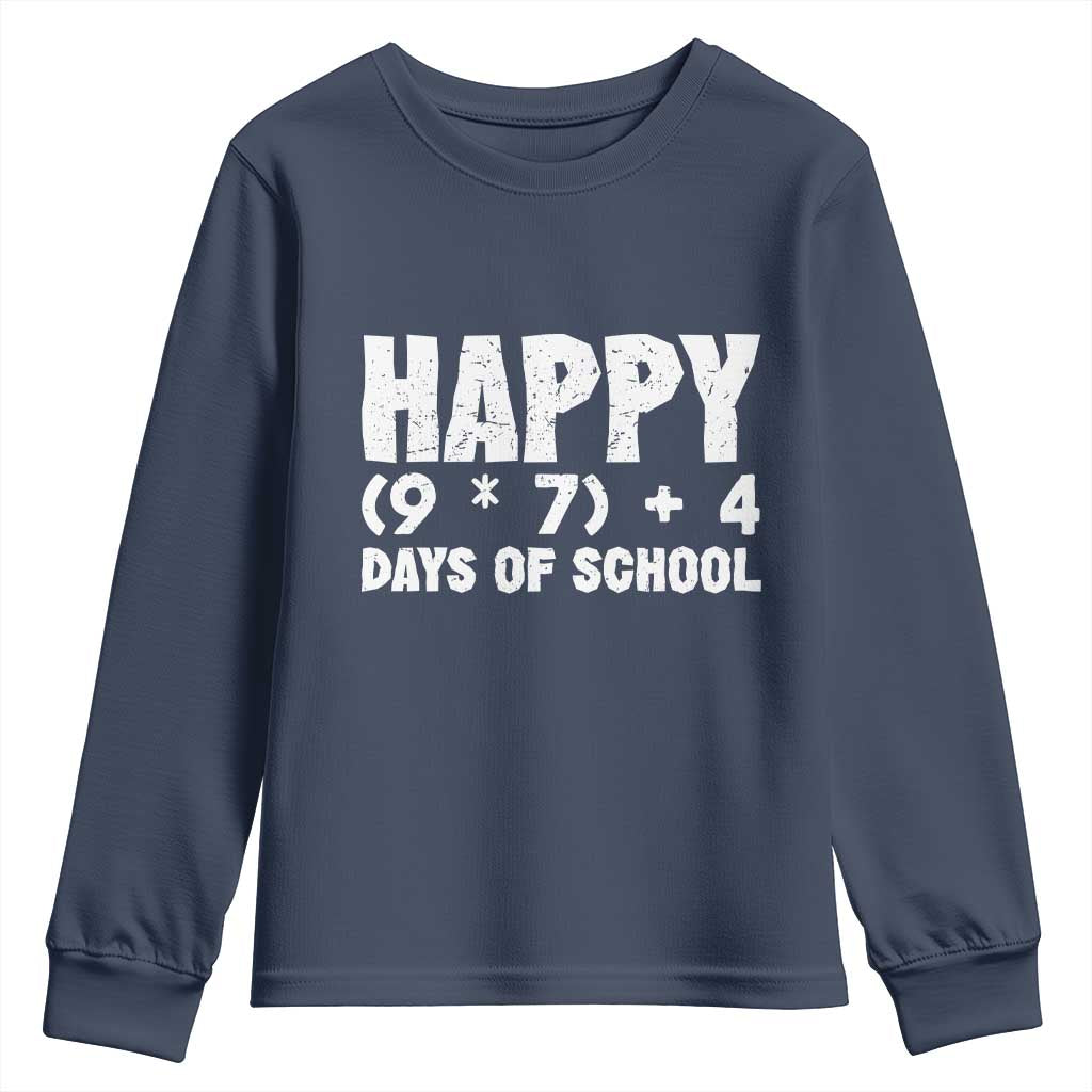 67 Days Of School Youth Sweatshirt Do The Math 67 Meme Funny Six Seven Teacher - Wonder Print Shop