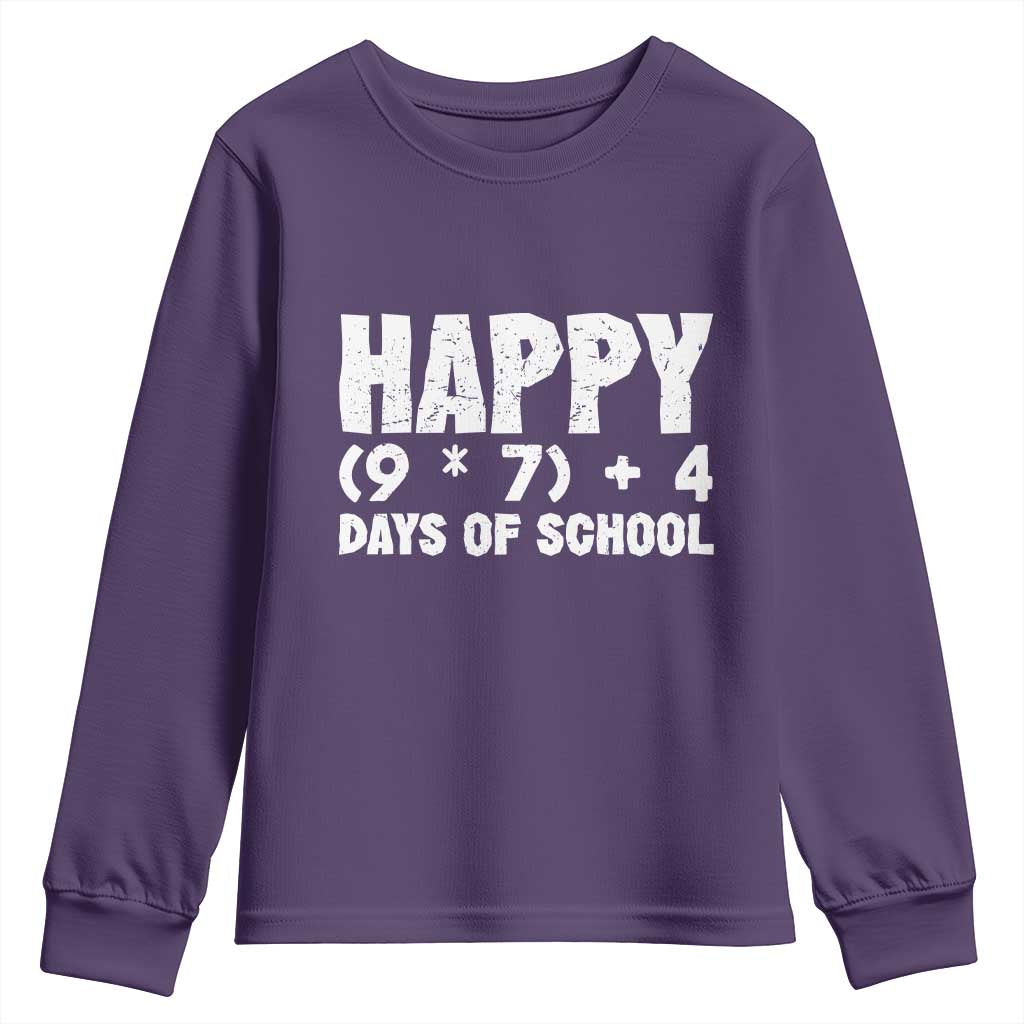 67 Days Of School Youth Sweatshirt Do The Math 67 Meme Funny Six Seven Teacher - Wonder Print Shop