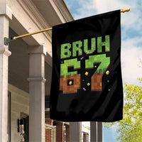 Funny Six Seven Garden Flag 67 Meme 6 7 Boy Game Pixel Number - Wonder Print Shop