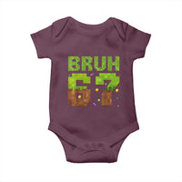 Funny Six Seven Baby Onesie 67 Meme 6 7 Boy Game Pixel Number - Wonder Print Shop