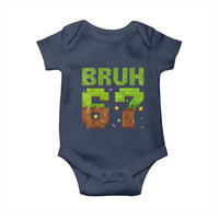 Funny Six Seven Baby Onesie 67 Meme 6 7 Boy Game Pixel Number - Wonder Print Shop