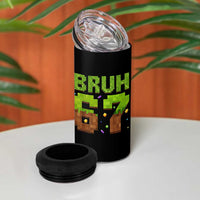 Funny Six Seven 4 in 1 Can Cooler Tumbler 67 Meme 6 7 Boy Game Pixel Number - Wonder Print Shop