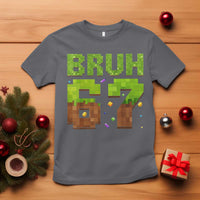 Funny Six Seven T Shirt 67 Meme 6 7 Boy Game Pixel Number - Wonder Print Shop