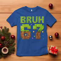 Funny Six Seven T Shirt 67 Meme 6 7 Boy Game Pixel Number - Wonder Print Shop