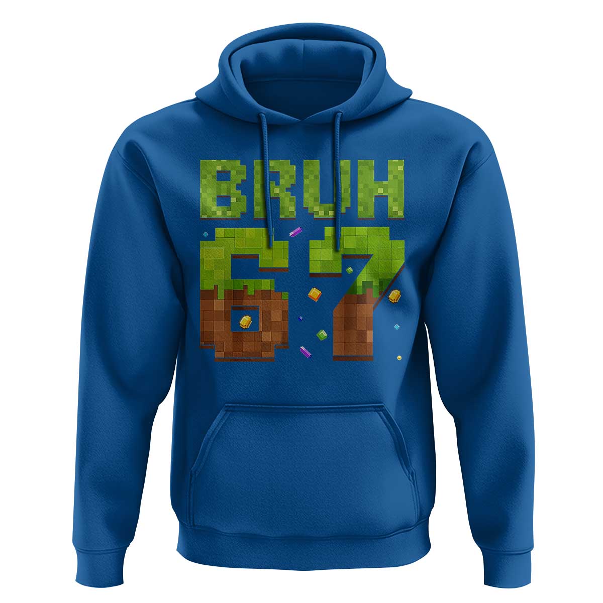 Funny Six Seven Hoodie 67 Meme 6 7 Boy Game Pixel Number - Wonder Print Shop