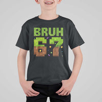 Funny Six Seven T Shirt For Kid 67 Meme 6 7 Boy Game Pixel Number - Wonder Print Shop
