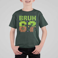Funny Six Seven T Shirt For Kid 67 Meme 6 7 Boy Game Pixel Number - Wonder Print Shop