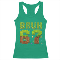Funny Six Seven Racerback Tank Top 67 Meme 6 7 Boy Game Pixel Number - Wonder Print Shop
