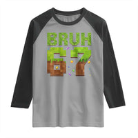 Funny Six Seven Raglan Shirt 67 Meme 6 7 Boy Game Pixel Number - Wonder Print Shop