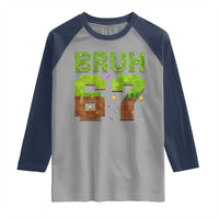 Funny Six Seven Raglan Shirt 67 Meme 6 7 Boy Game Pixel Number - Wonder Print Shop